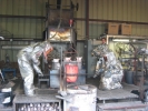 PICTURES/Bronze Smith Foundry/t_Preparing To Pour Bronze1.jpg